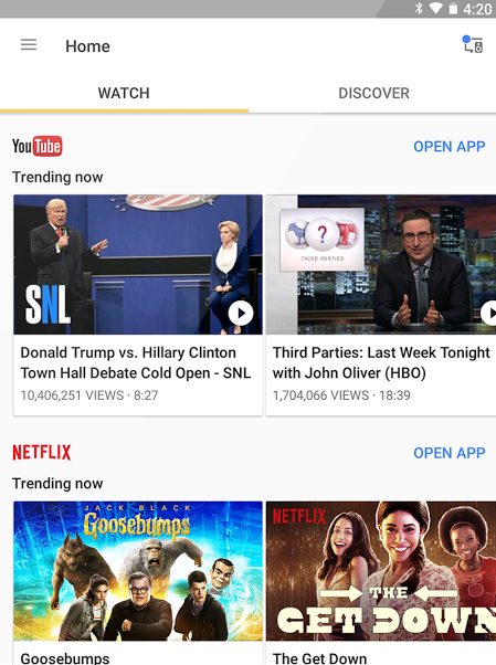 google chromecast ultra review home app 3