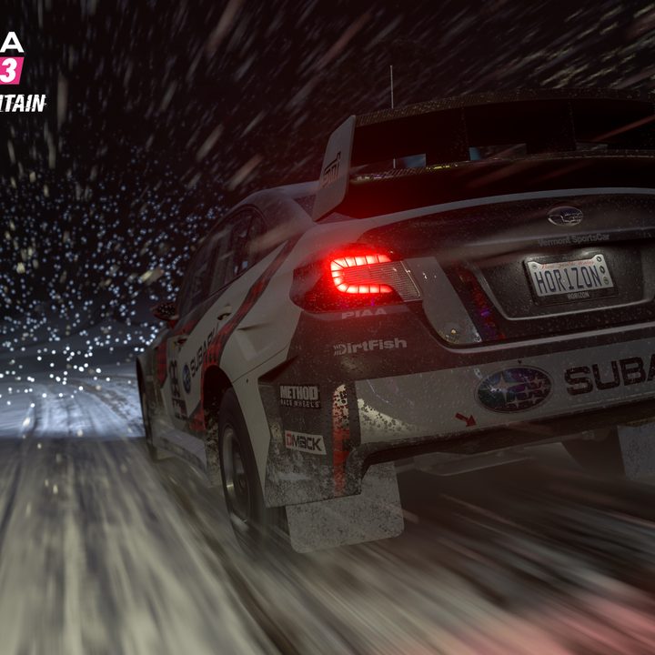 Night Race in Forza Horizon 3 Blizzard Mountain Expansion