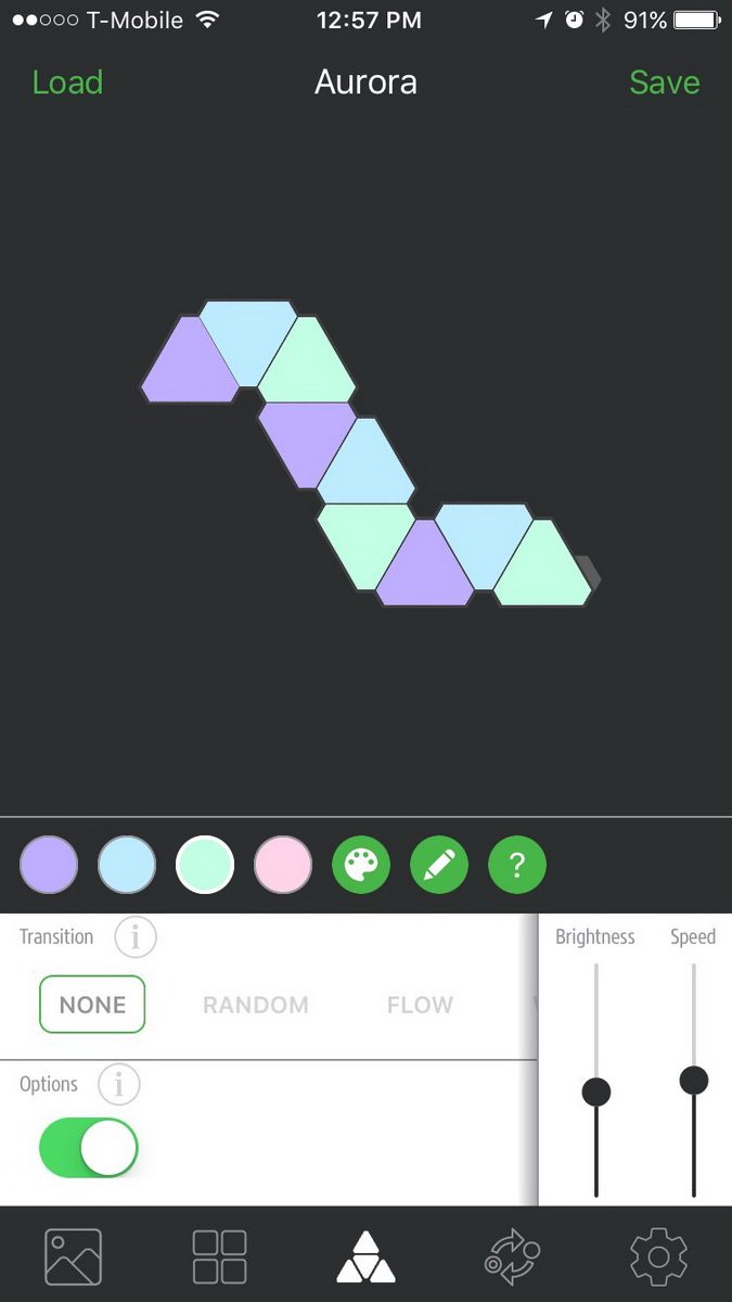 nanoleaf aurora smarter kit review app 1