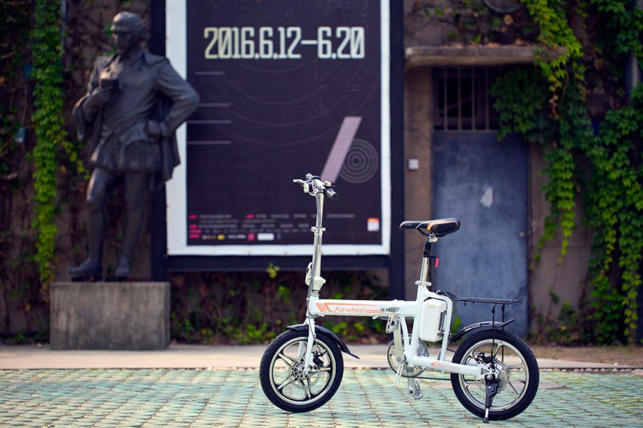 airwheel folding electric bicycle r5 3