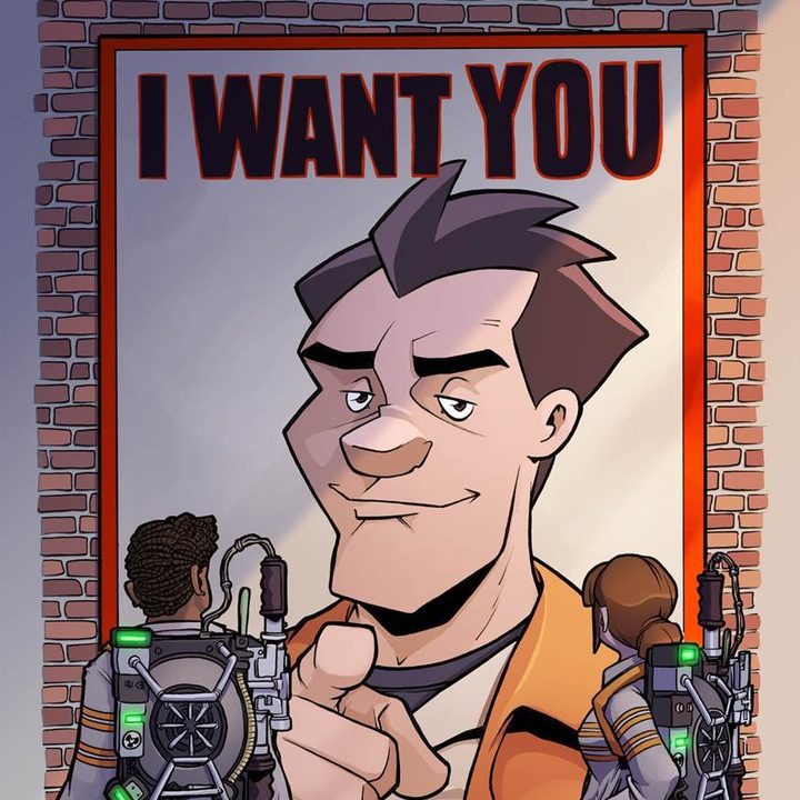 ghostbusters 101 crossover comic art