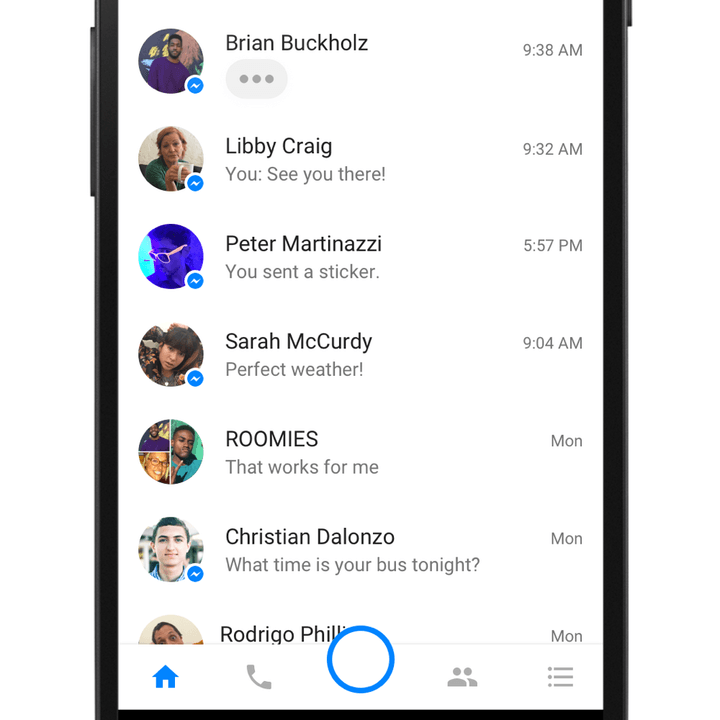 facebook messenger camera revamp