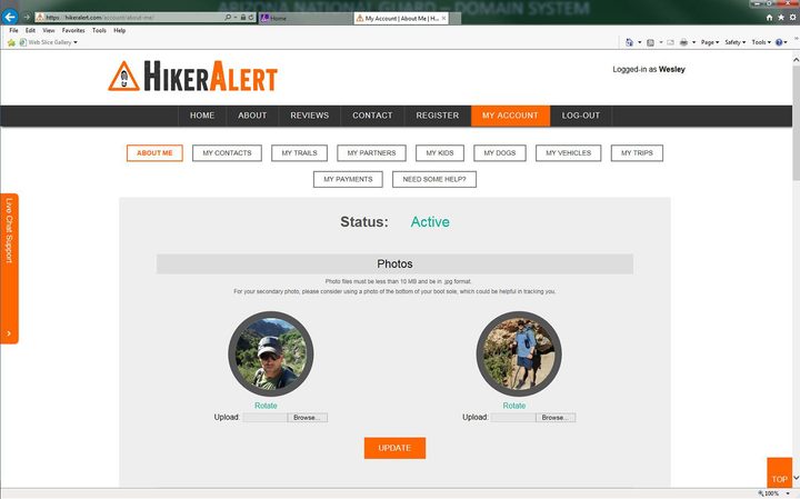 Hiker Alert