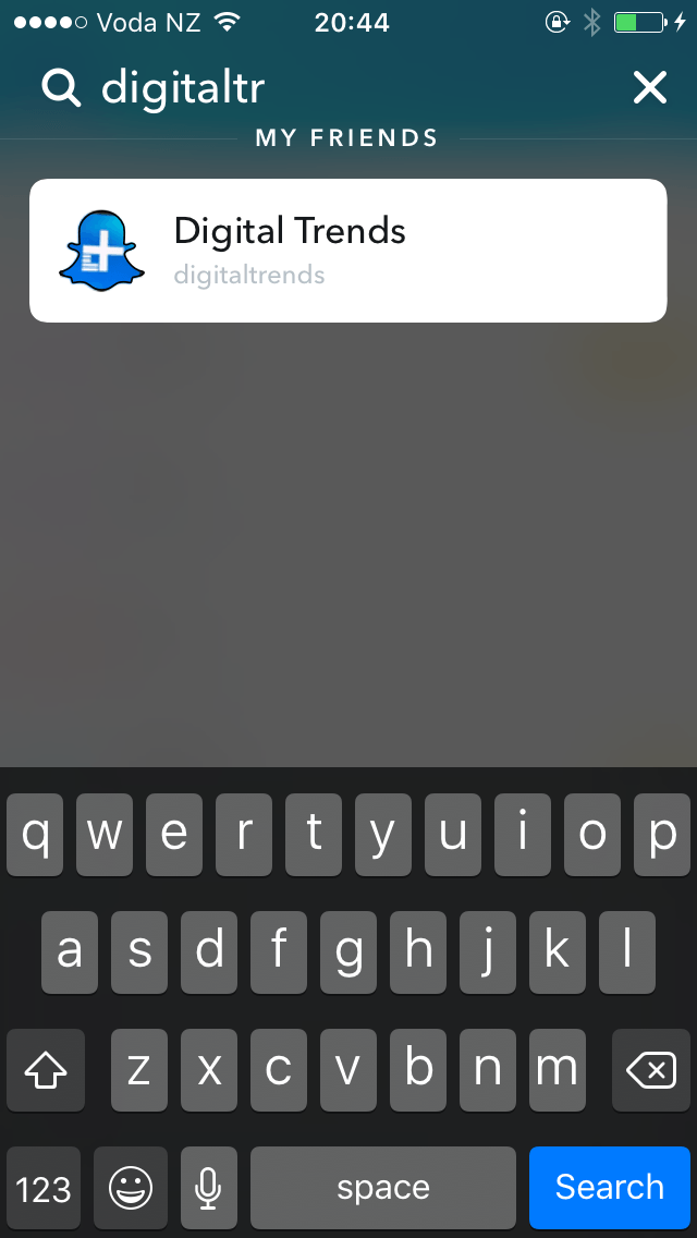 how to use snapchat universal search 6