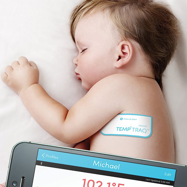 temptraq continuous temperature monitoring patch ces 2017 multiple screen 2