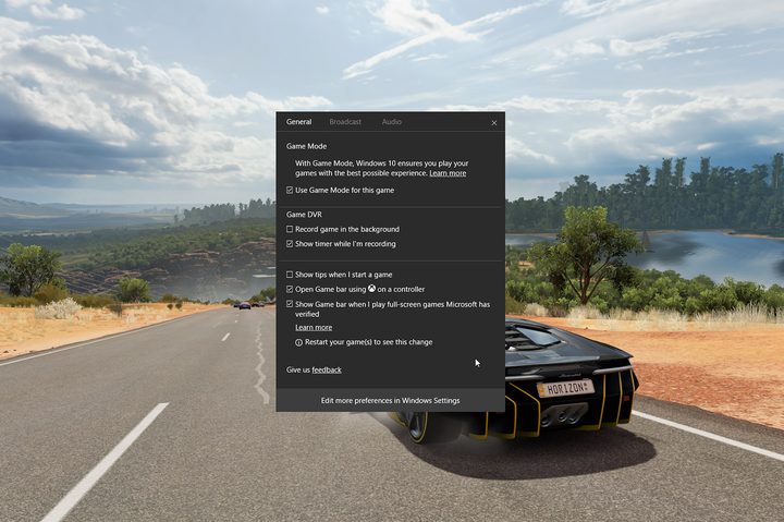 Windows 10 Game Mode