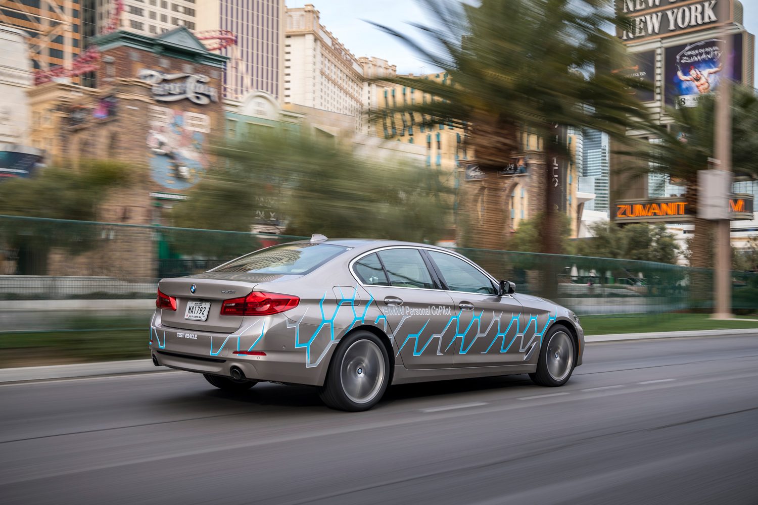 Autonomous BMW 5 Series prototype