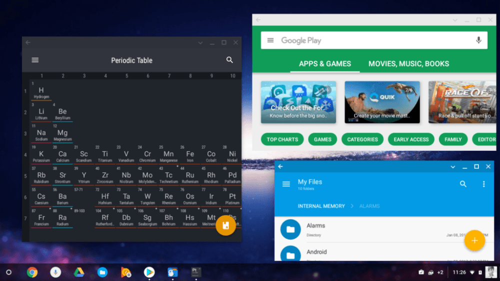 chrome os android 7 apps 2