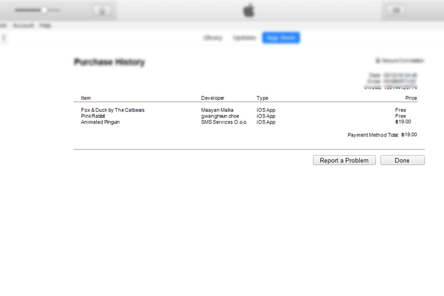 how to refund apple app store itunes report a problem