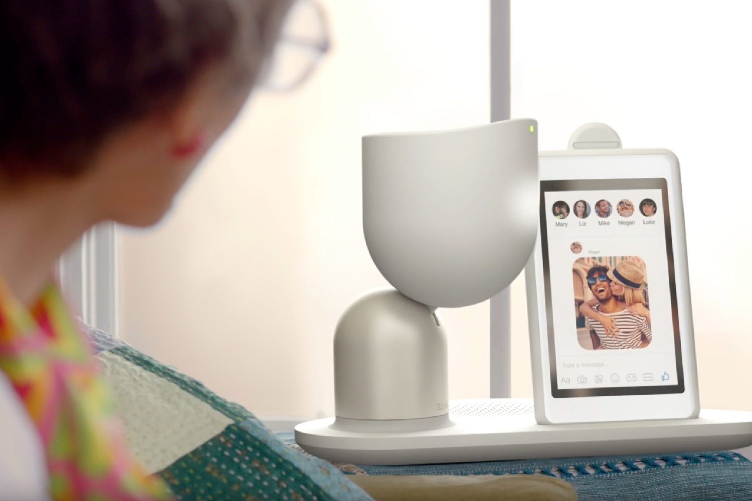 elliq elderly robot robotelderly