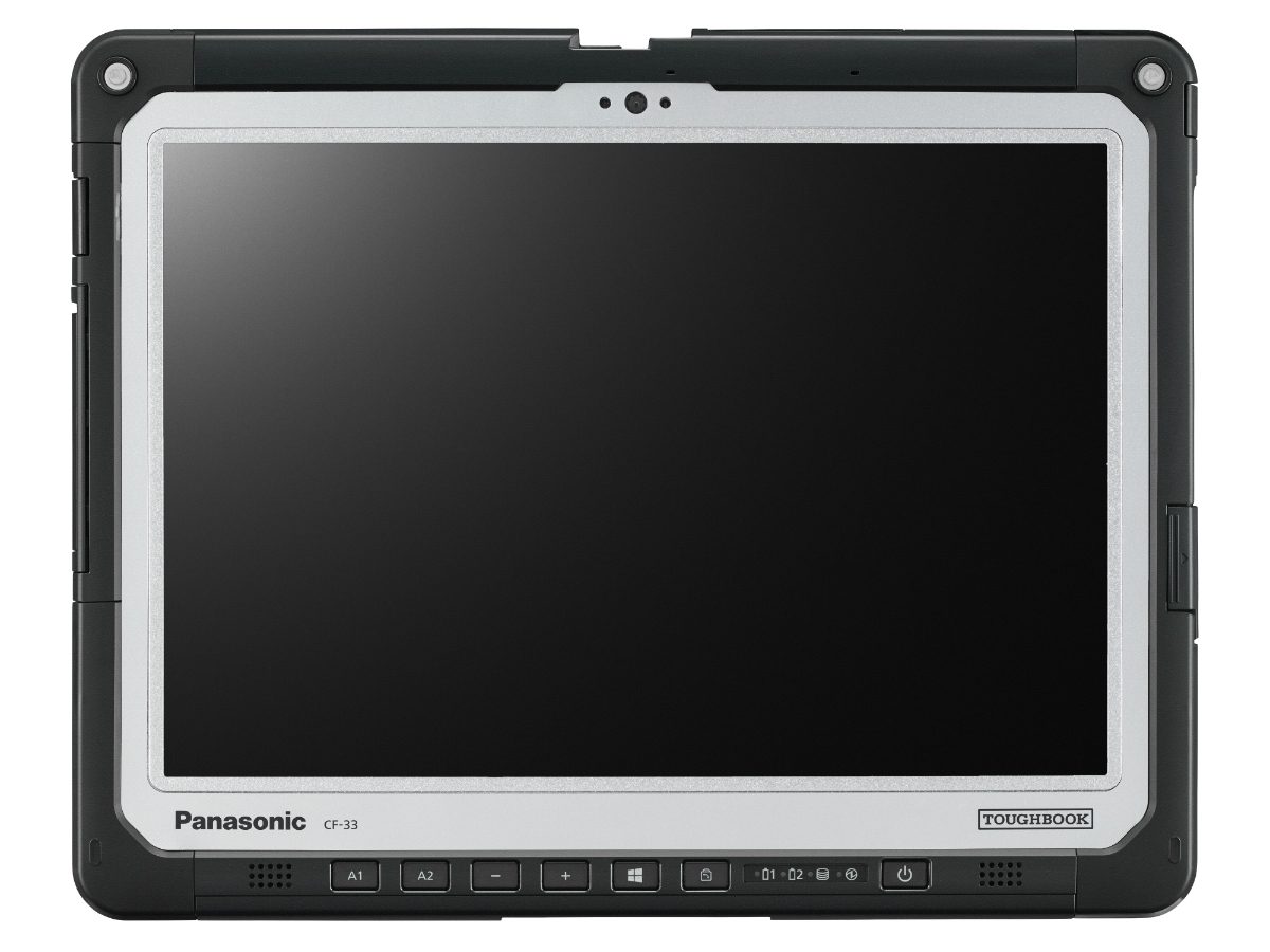 panasonic introduces rugged windows 10 2 in 1 toughbook cd 33 mwc 2017 fm171 tablet front