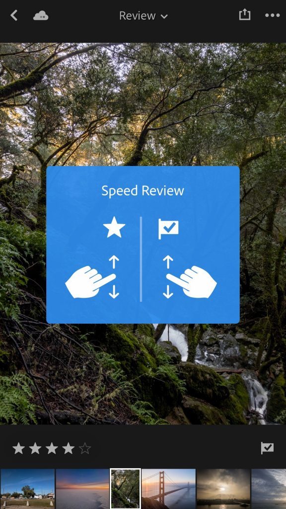 lightroom mobile adds hdr dng gestures for rate and review
