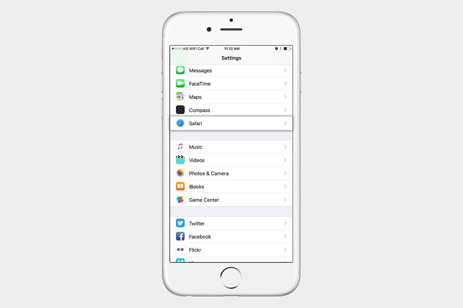 delete browsing data ios safari