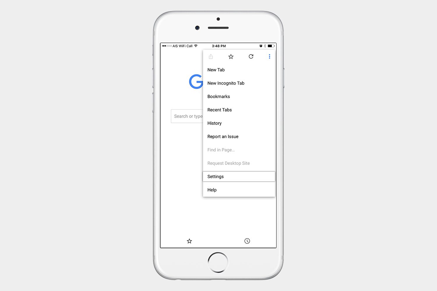 delete browsing history chrome ios