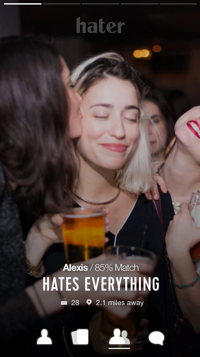 hater dating app screen 3