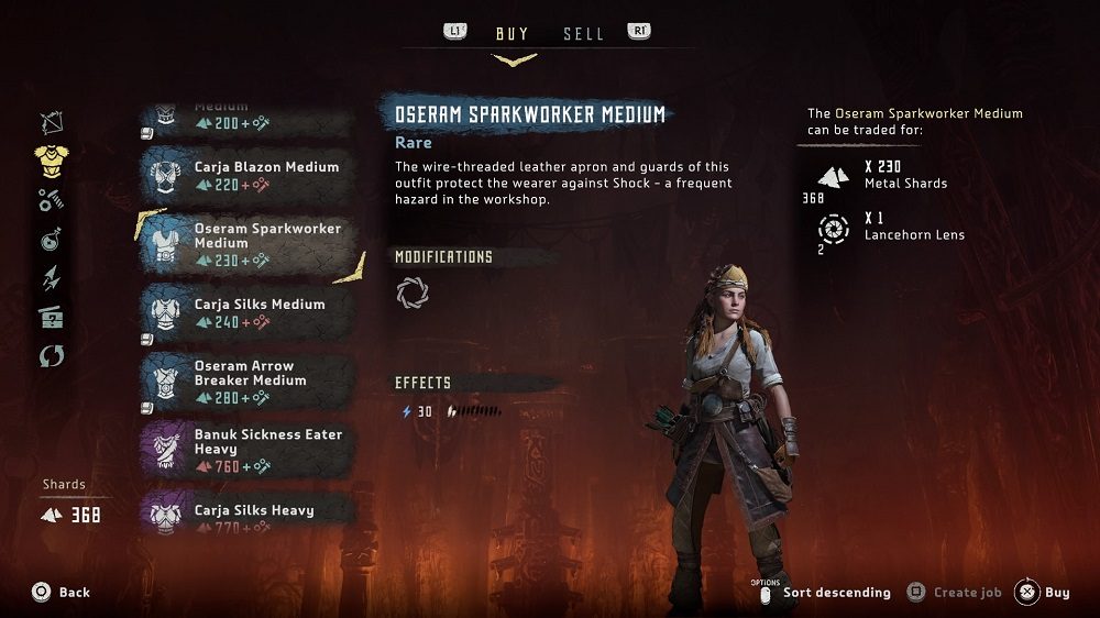 horizon crafting lenses