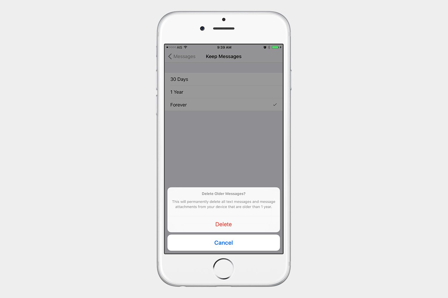 keep messages 2 ios delete sms