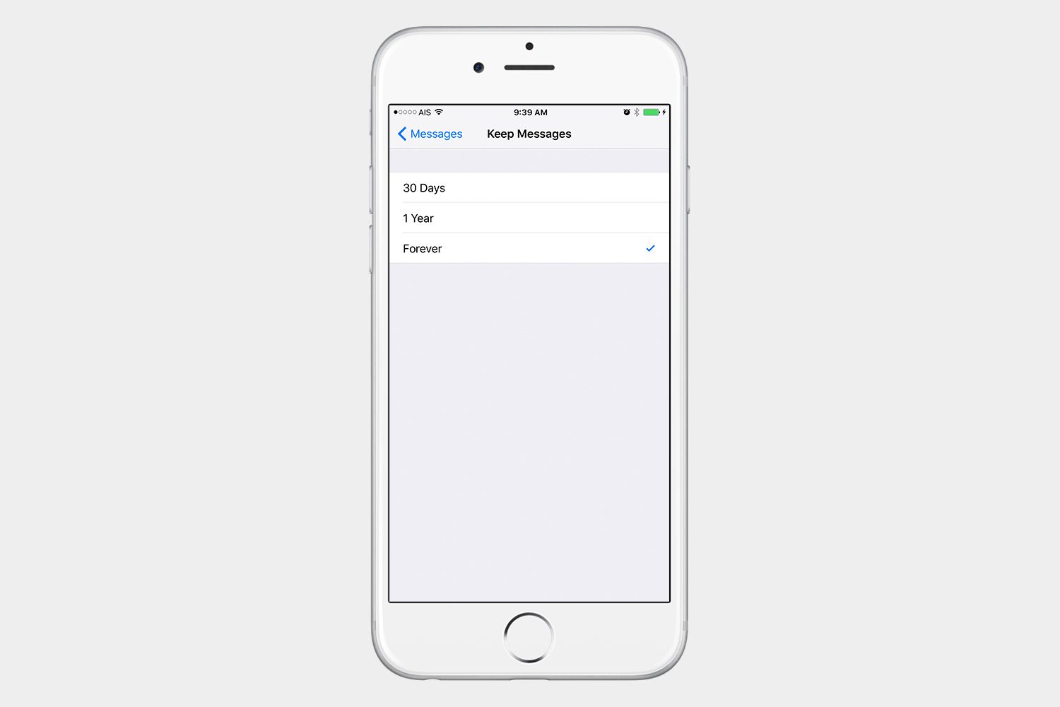 keep messages ios delete sms