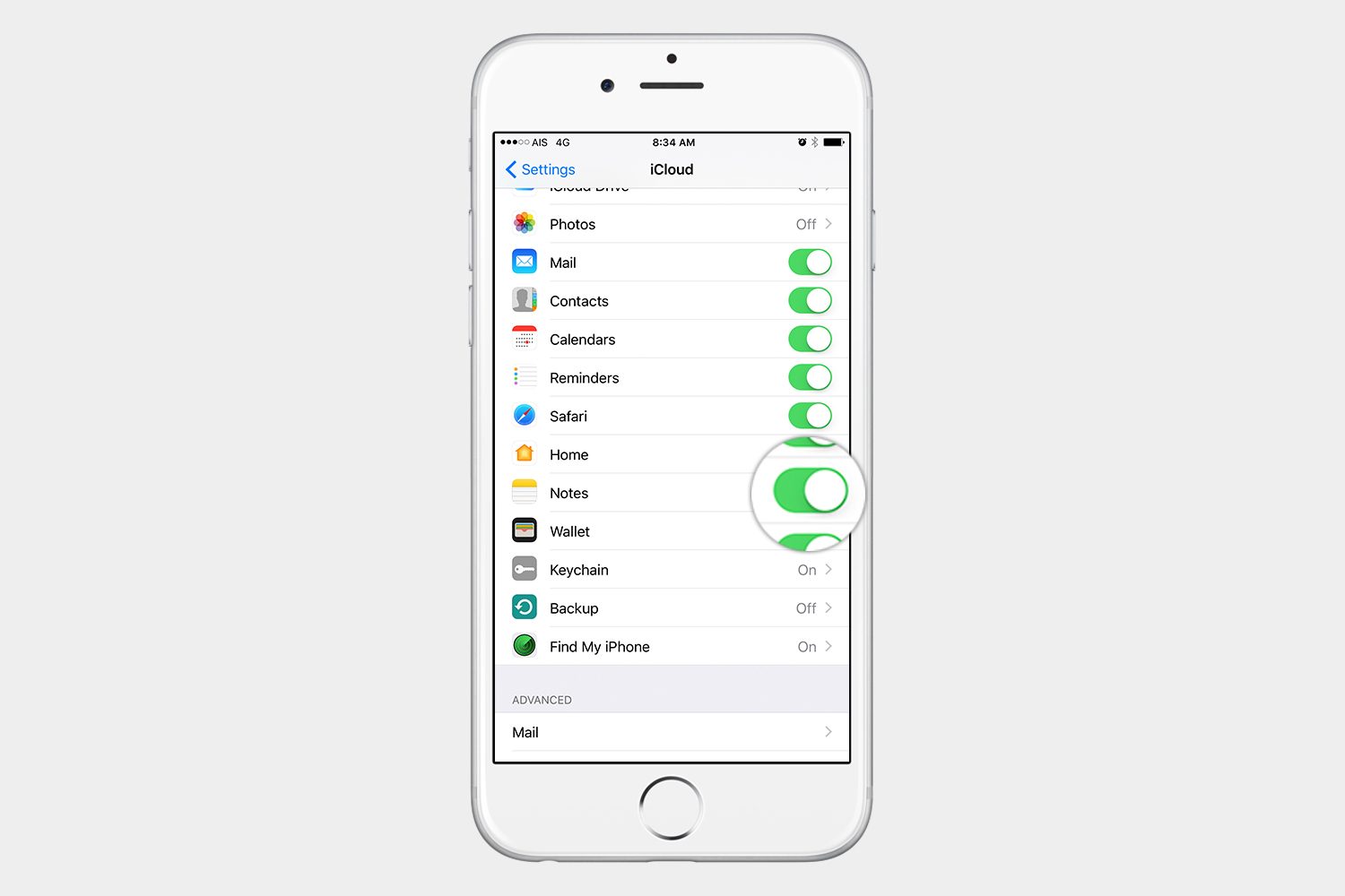 recover notes ios