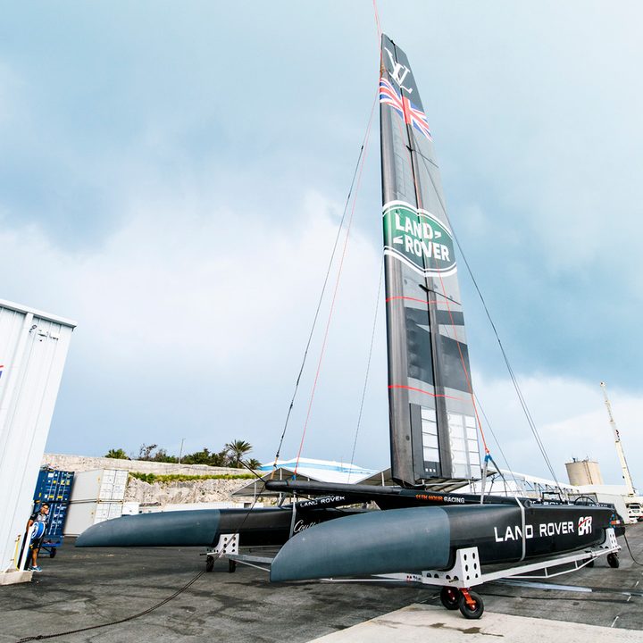 land rover bar americas cup yacht race america s launch their acc and officially open the 11th hour exploration zone at in be