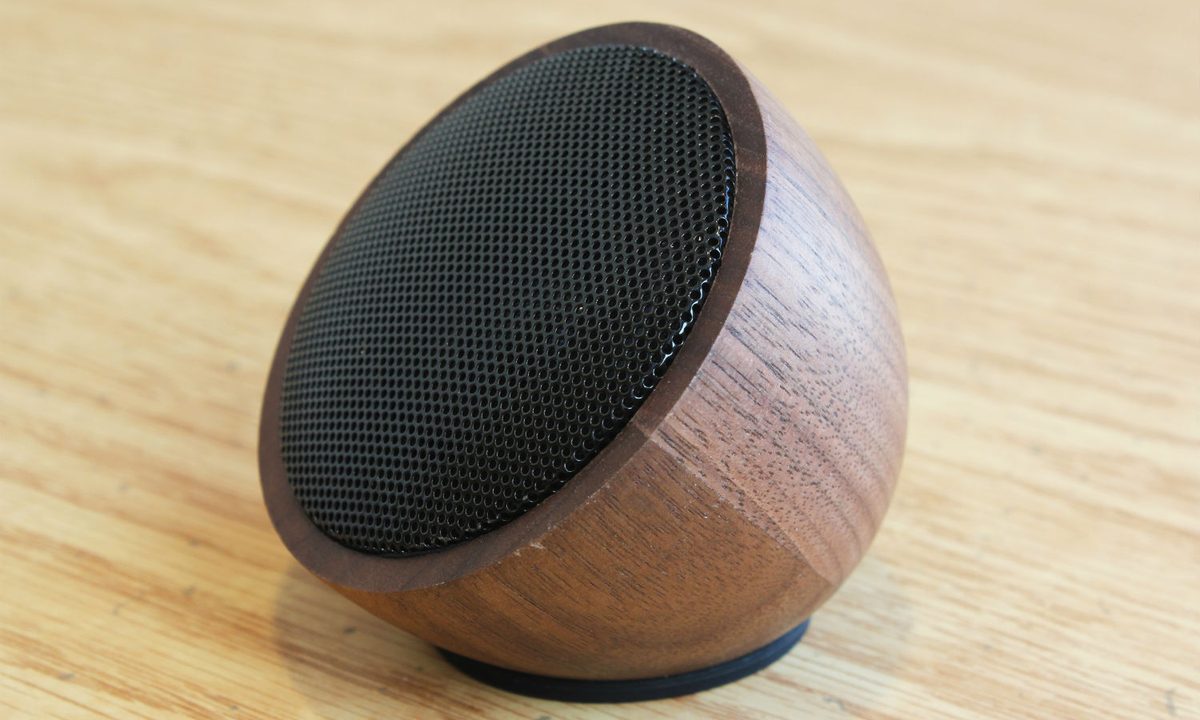 carved acoustic acorn bluetooth speaker video review