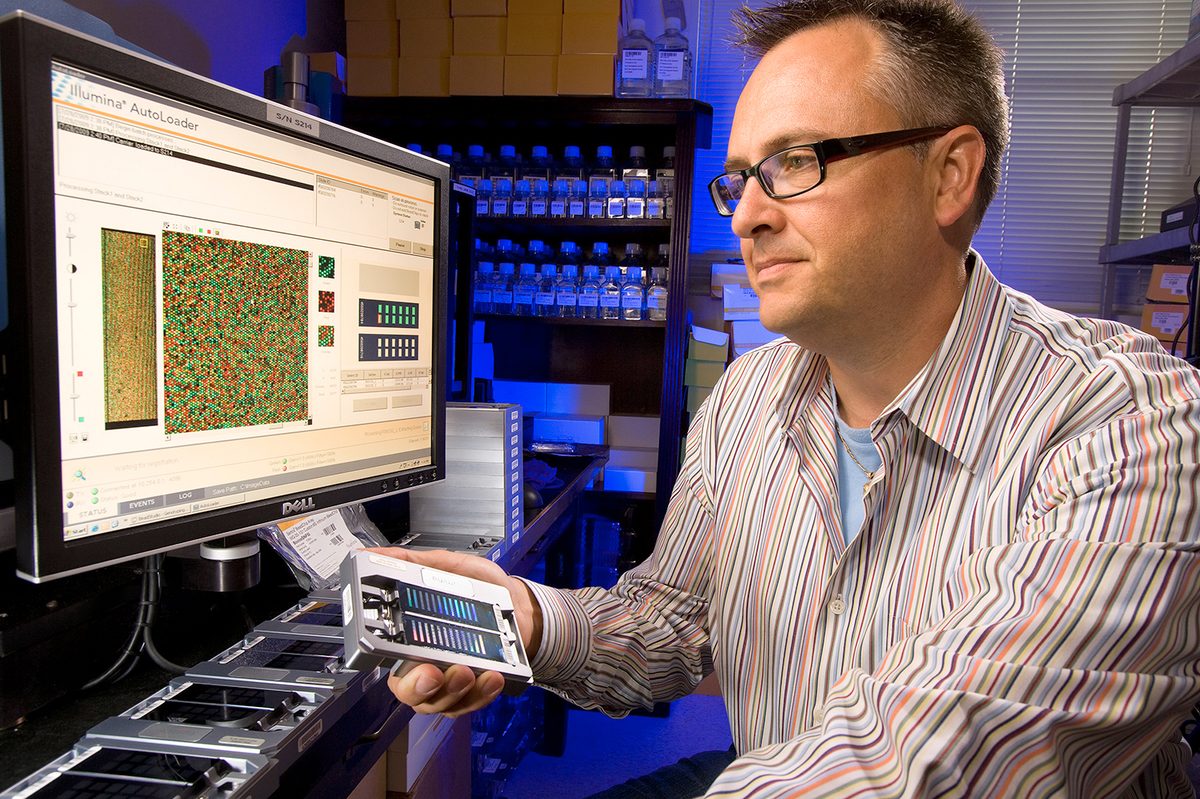 Geneticist Tad Sonstegard