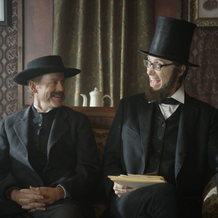 drunk history creator derek waters interview new jersey s3 greg kinnear as thaddeus lowe stephen merchant president lincoln