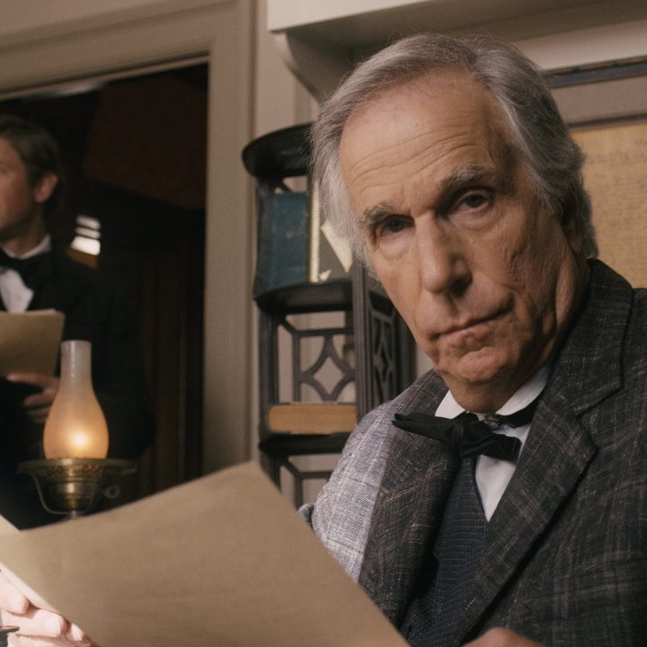 drunk history creator derek waters interview drunkhistory 01 011 08 henry winkler as zenas fisk wilber