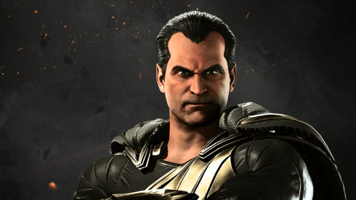 Black Adam frowning in Injustice 2.