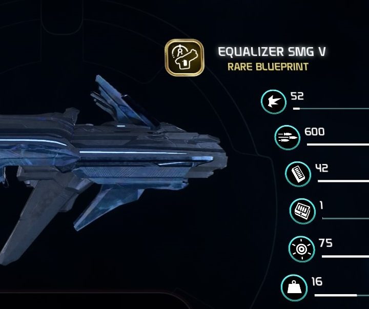 Mass Effect: Andromeda Equalizer SMG