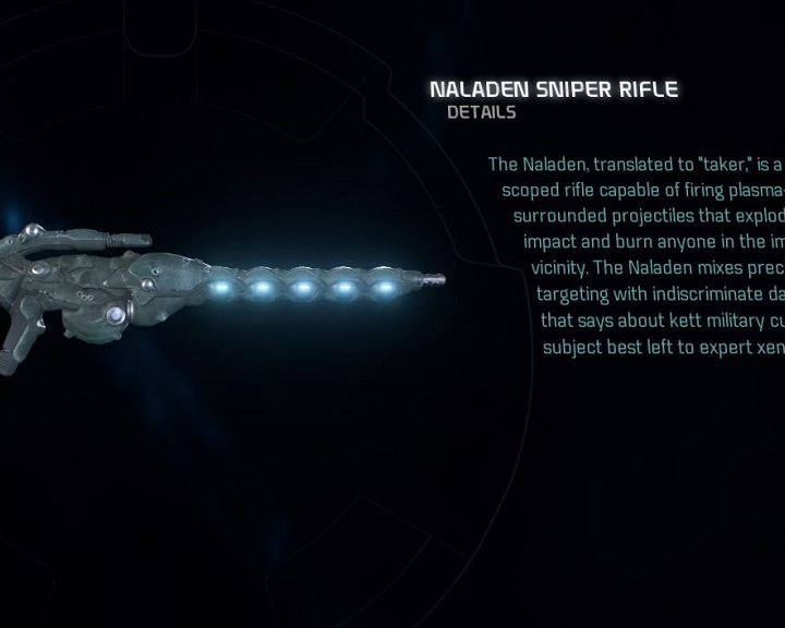 Mass Effect: Andromeda Naladen Sniper Rifle