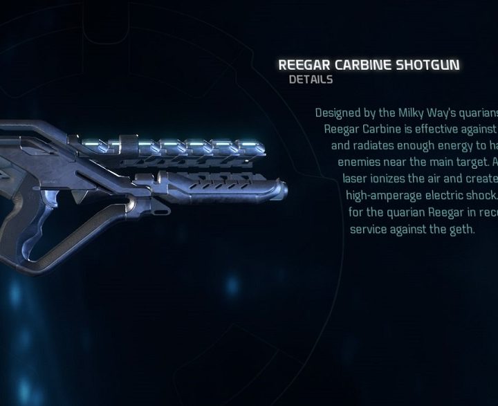 Mass Effect: Andromeda Reegar Carbine Shotgun