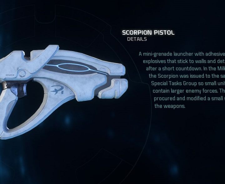 Mass Effect: Andromeda Scorpion Pistol