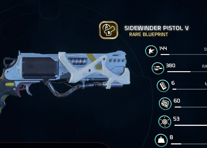 Mass Effect: Andromeda Sidewinder Pistol