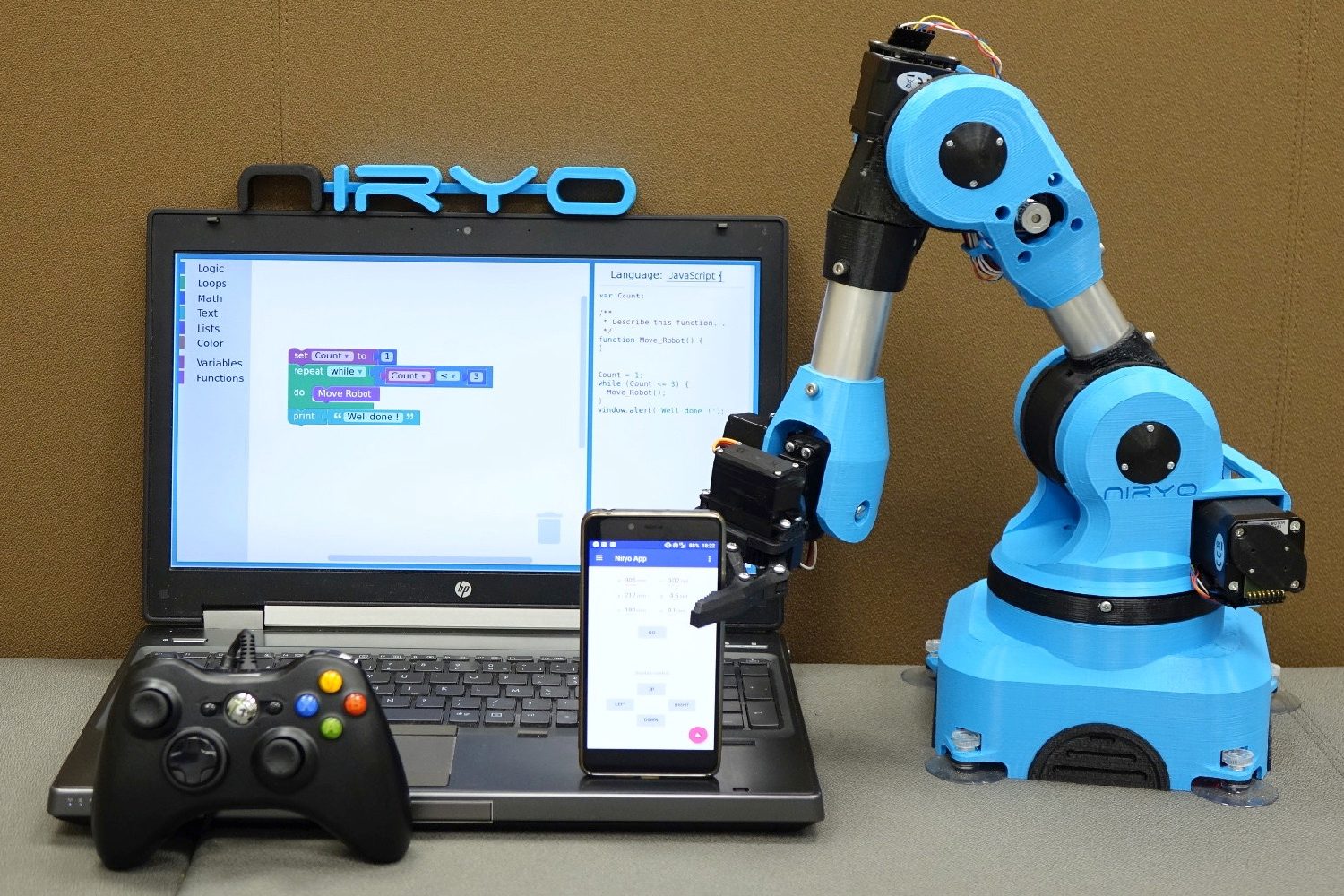 niryo one industrial arm robot kickstarter 2