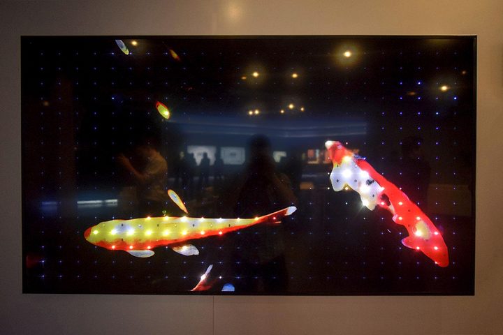 An example of local dimming on a Vizio TV.