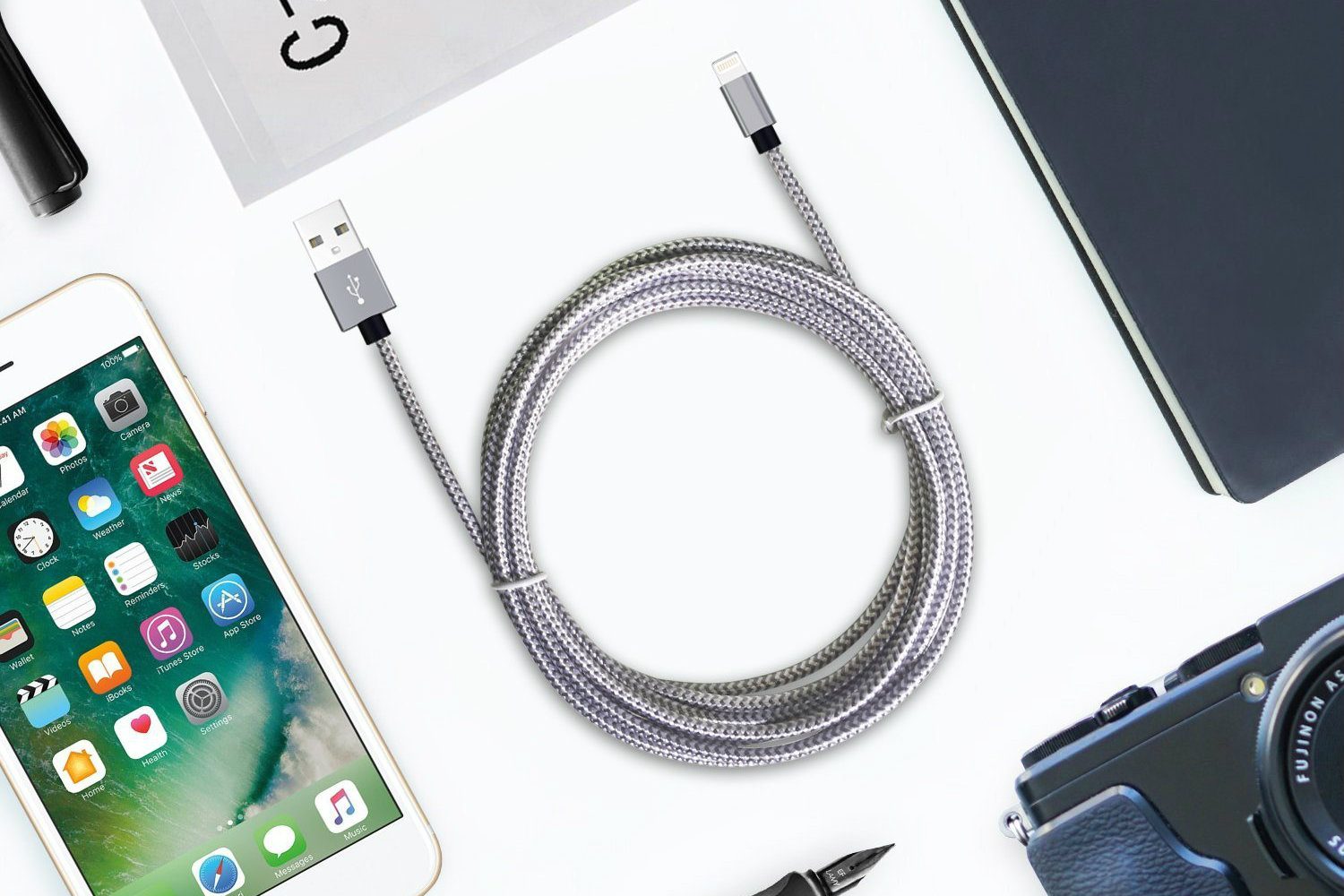 3 Pack 10-foot Czznn Lightning Cables