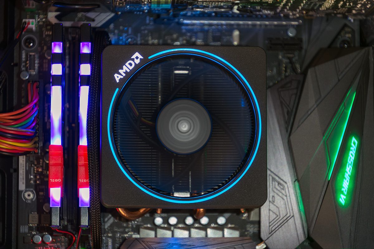 AMD Ryzen 1600X centerturned