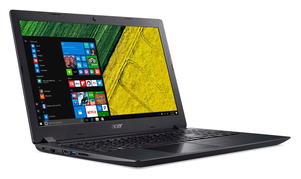 acer introduces new pcs at next event aspire 3 right facing