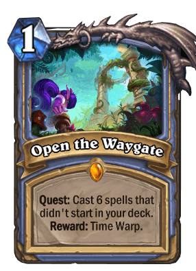 hearthstone decks ungoro open the waygate 55551
