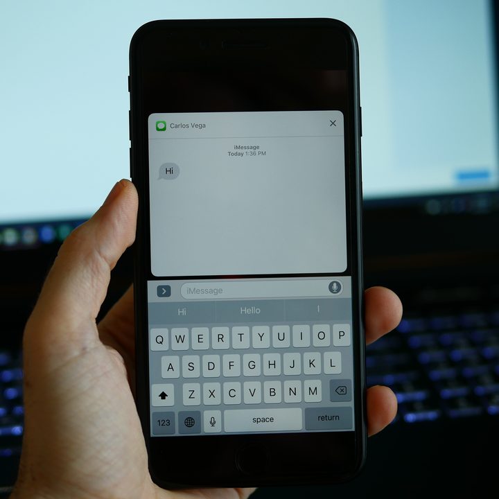 iOS 10 Lock Screen reply with message