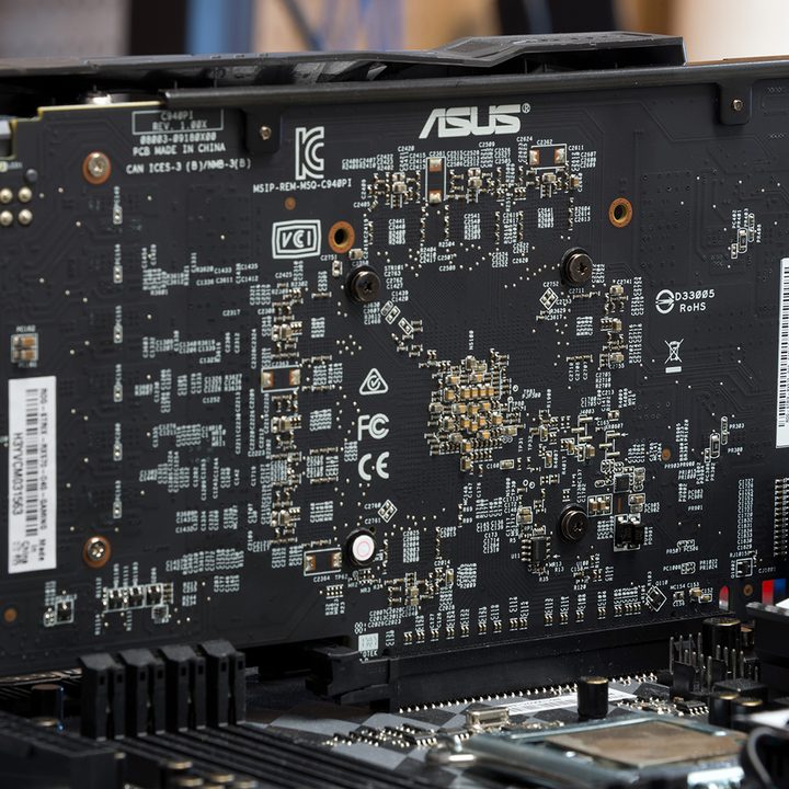 asus strix radeon rx 570 oc 4gb review backside