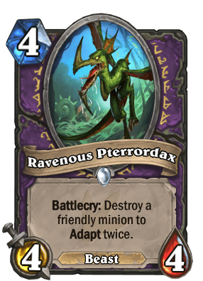 hearthstone decks ungoro ravenous pterrordax 55510