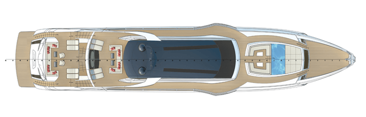 superyacht aurora millennial buyer rossinavi fr034 disegni tecnici 03
