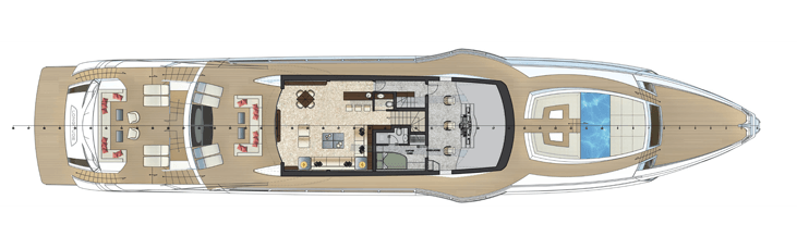 superyacht aurora millennial buyer rossinavi fr034 disegni tecnici 04