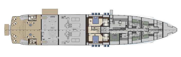 superyacht aurora millennial buyer rossinavi fr034 disegni tecnici 06