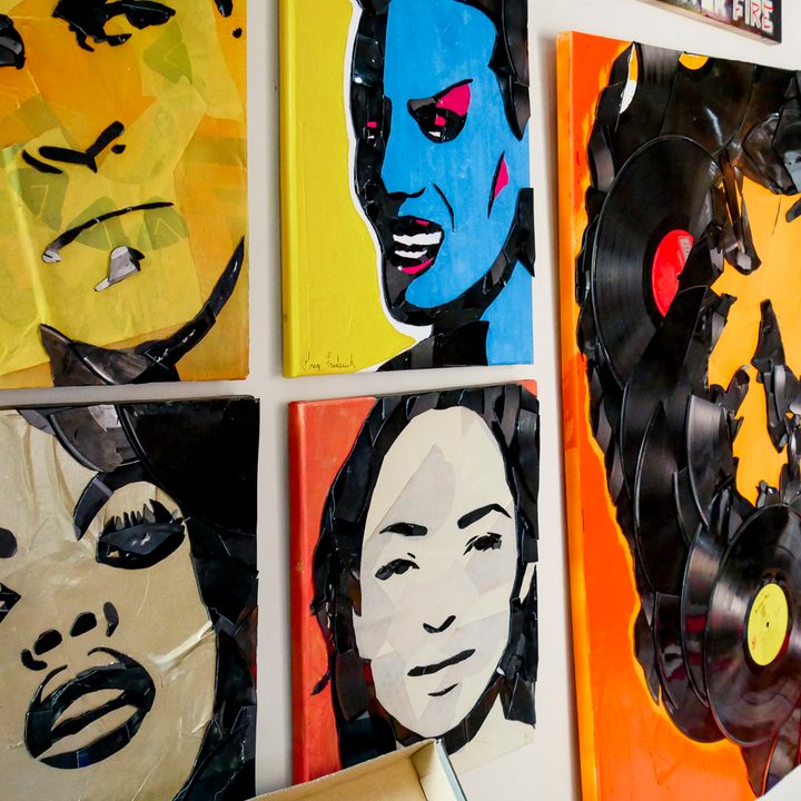 greg frederick vinyl pop art broken record interview portraits 560