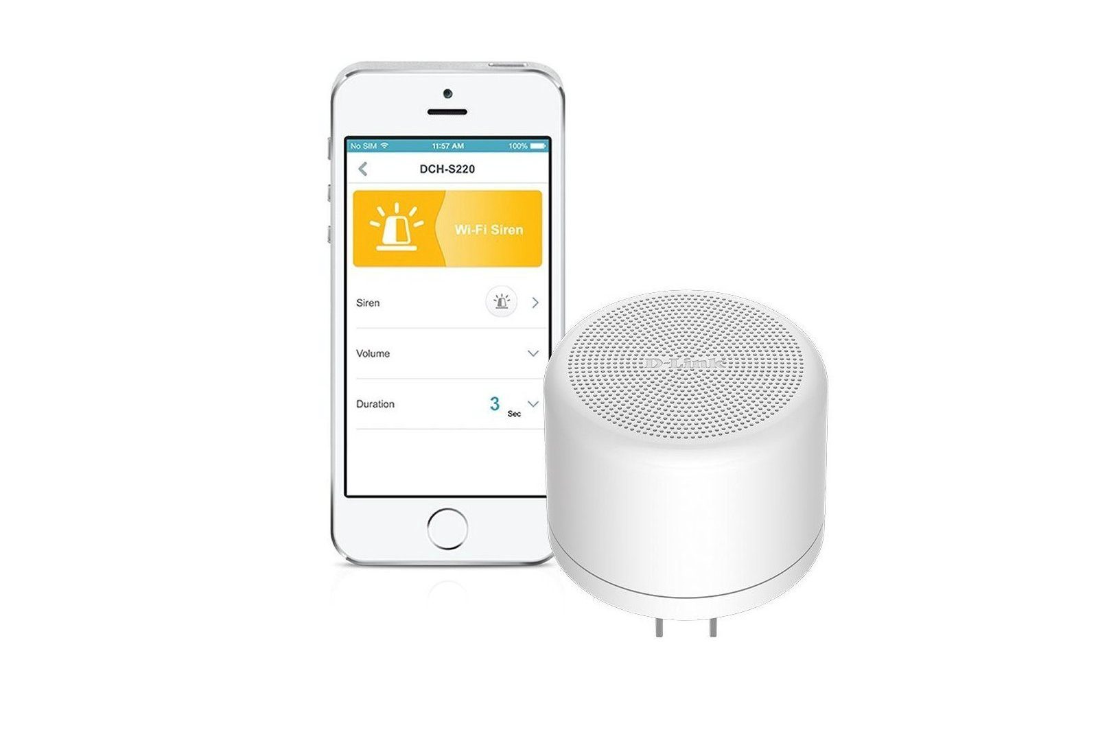 14900D-Link DCH-S220 mydlink Wi-Fi Siren3387839389