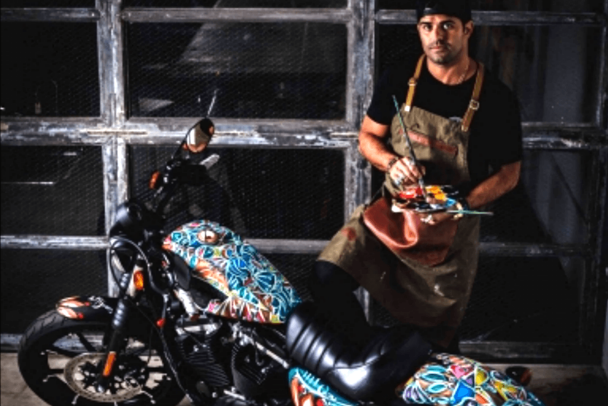 harley davidson sailor jerrys motorcycle art alexander mijares