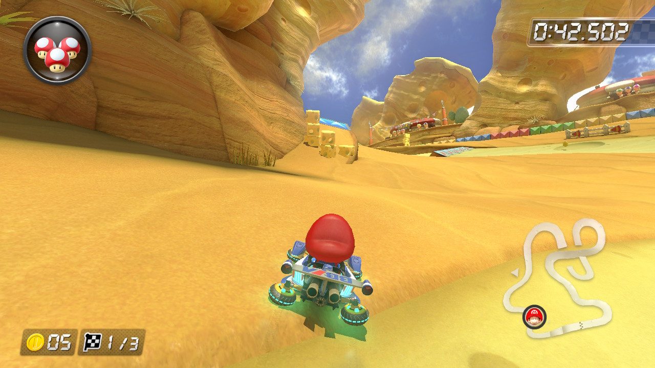 mario kart 8 shortcuts cheese land 3